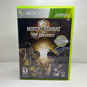 Mortal Kombat Vs DC Universe Xbox 360 Platinum Hits Read Description